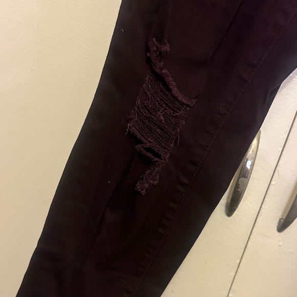 Women's Skinny Jeans in Purple - Picture 7 of 13